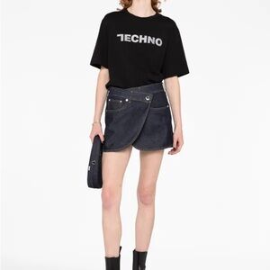 Coperni Indigo Denim Skirt